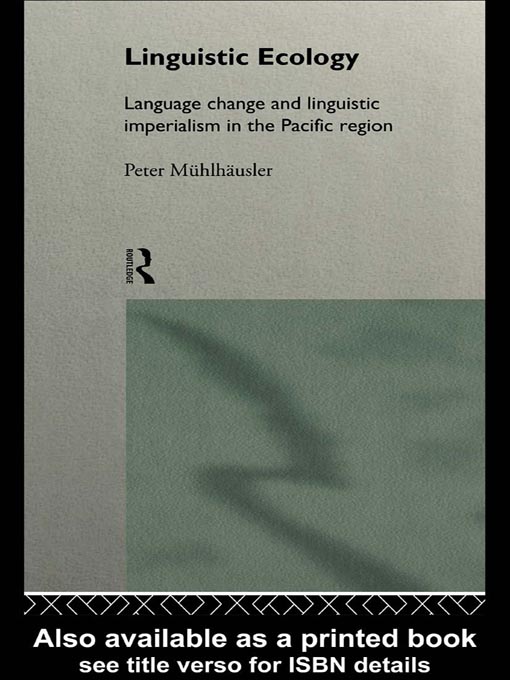 Title details for Linguistic Ecology by Peter Máháler - Available